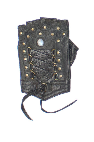 Elysian Fingerless Leather Gloves