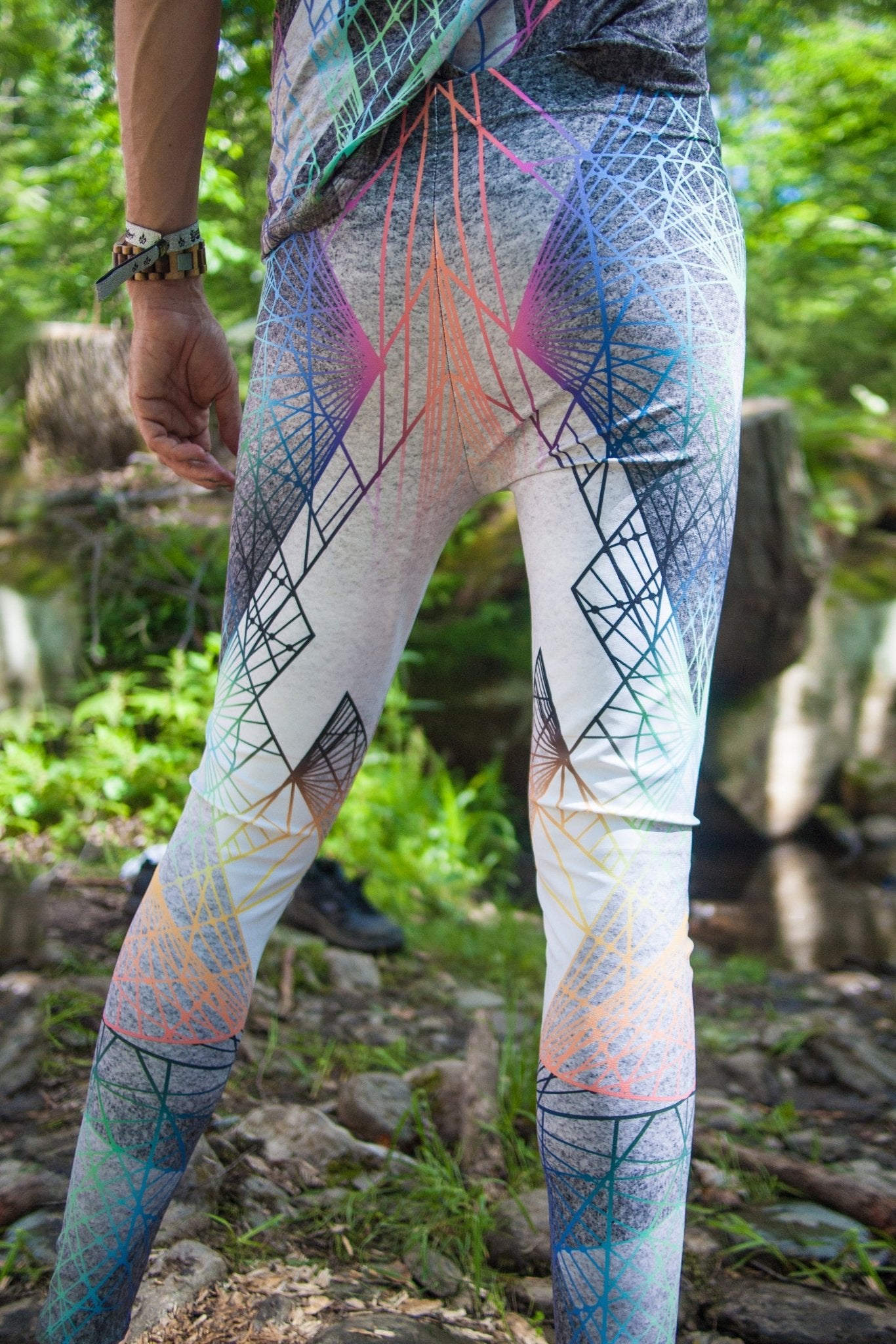 Techno Unicorn Leggings by Jodi Sharp - anahata designs/infiniti now