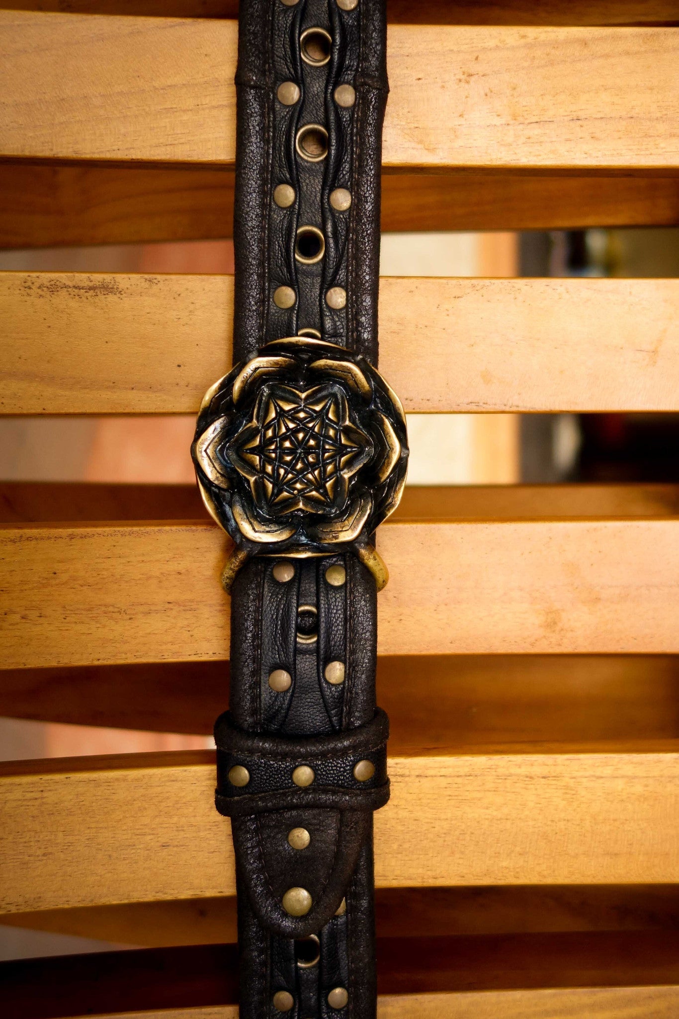 Python leather belt - anahata designs/infiniti now