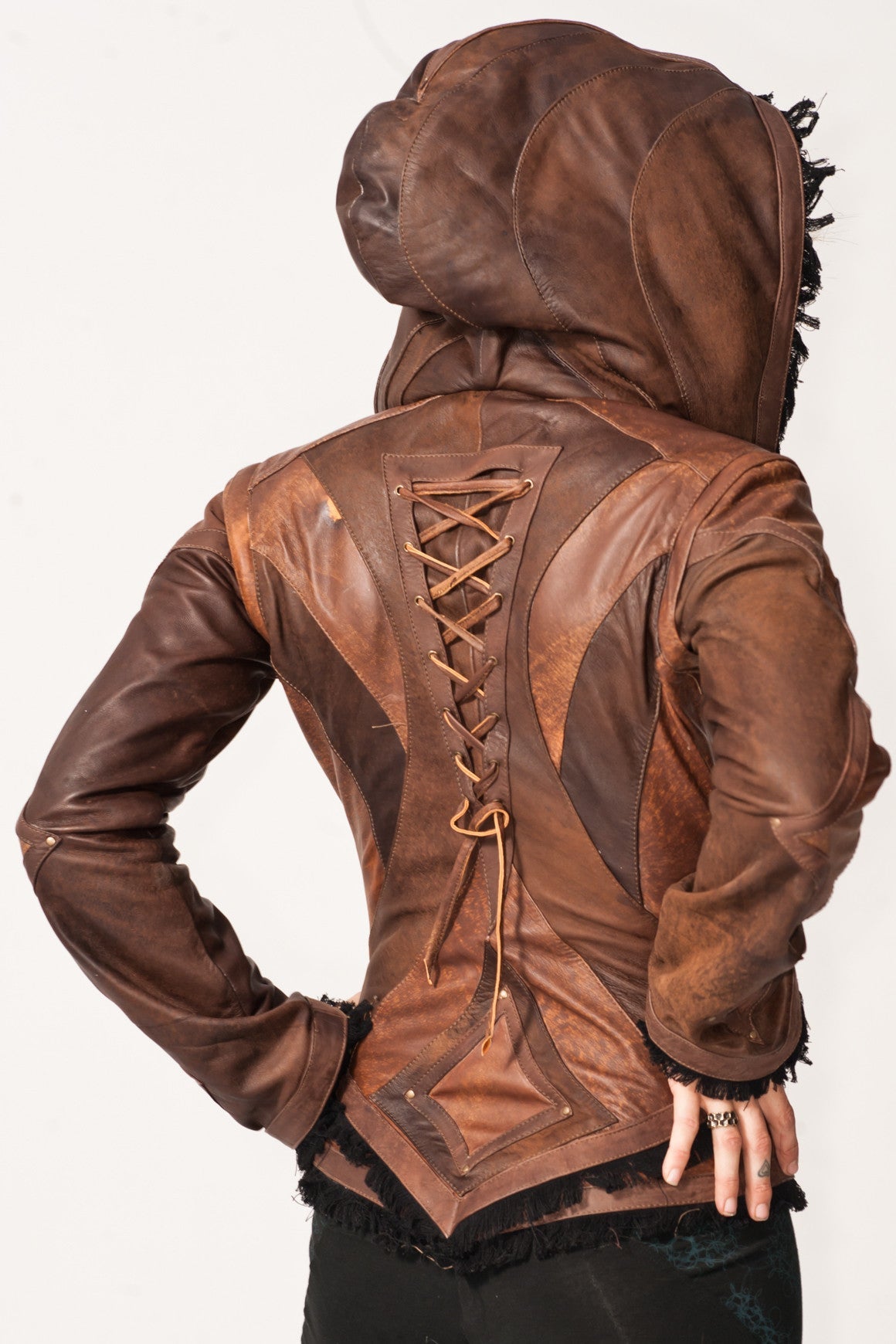Victory leather jacket womens cut - anahata designs/infiniti now